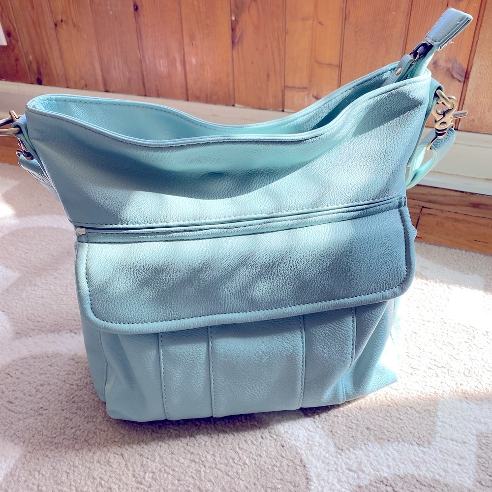Jo Totes Mint Camera or Diaper Bag GUC